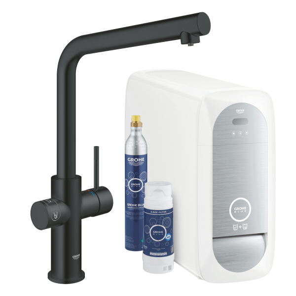 GROHE Blue Home OHM sink L-spout EU  - zestaw z filtrem i baterią kuchenną L
