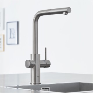 Zestaw filtracji w kolorze stali nierdzewnej