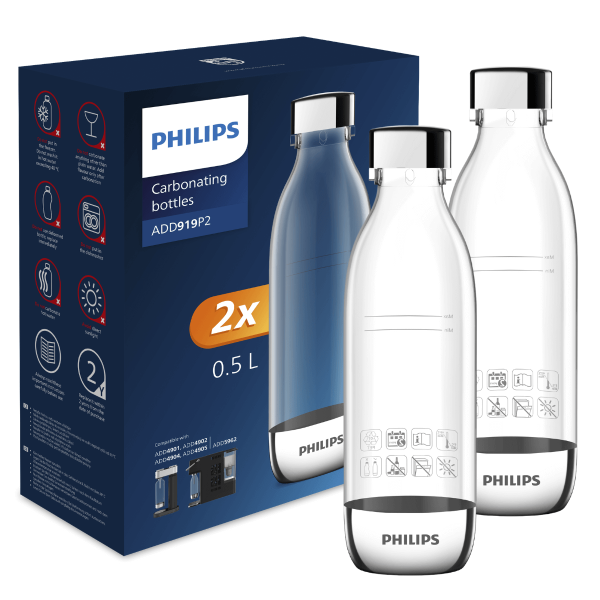 Dwupak butelek PHILIPS McKenzie bottle ADD919P2/10 o pojemności 0,5 l