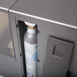 Dystrybutor wody nablatowy Miraqua Omega z wodą gazowaną, schłodzoną i gorącą