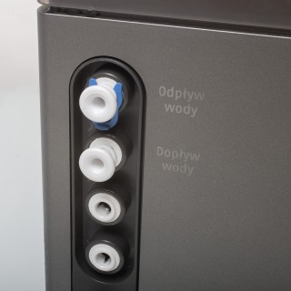 Dystrybutor wody nablatowy Miraqua Omega z wodą gazowaną, schłodzoną i gorącą