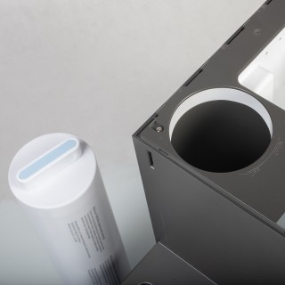 Dystrybutor wody nablatowy Miraqua Omega z wodą gazowaną, schłodzoną i gorącą