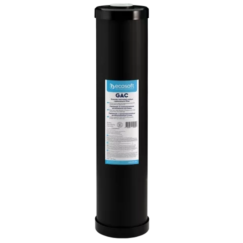 Wkład Ecosoft z granulowanym węglem aktywnym 4,5″×20″