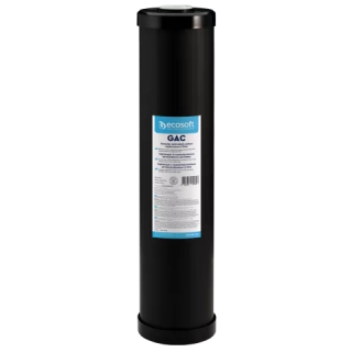 Wkład Ecosoft z granulowanym węglem aktywnym 4,5″×20″