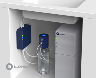 Zestaw do mineralizacji wody Bluewater - pompa dozująca, control box, mieszanka Liquid Rock™