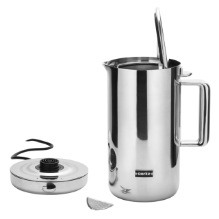 czajnik elektryczny na wodę aarke srebrny