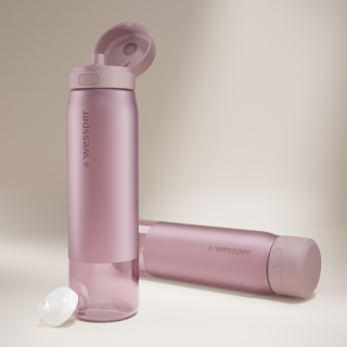 butelka filtrująca wodę 1000 ml różowa wessper