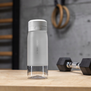 biała butelka na wodę wessper