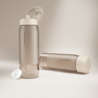 butelka w kolorze beżowym wessper o pojemności 700 ml