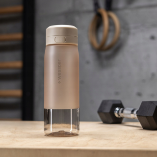 wessper butelka z filtrem wody w kolorze beżowym