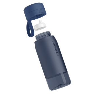 WESSPER - butelka filtrująca z tritanu niebieska