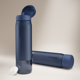 WESSPER - butelka filtrująca z tritanu niebieska