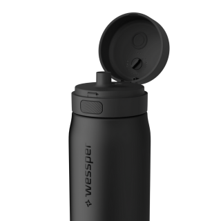 WESSPER - butelka filtrująca z tritanu czarna