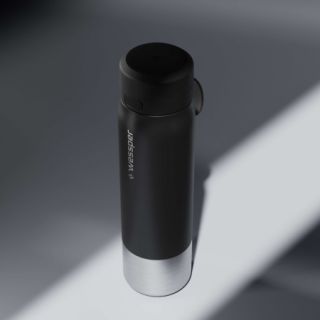 WESSPER - butelka filtrująca ze stali nierdzewnej czarna