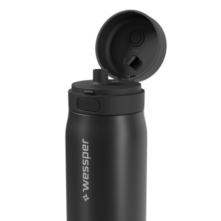 WESSPER - butelka filtrująca ze stali nierdzewnej czarna