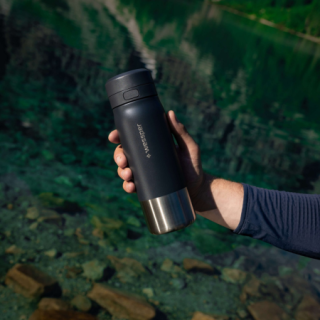 WESSPER - butelka filtrująca ze stali nierdzewnej czarna
