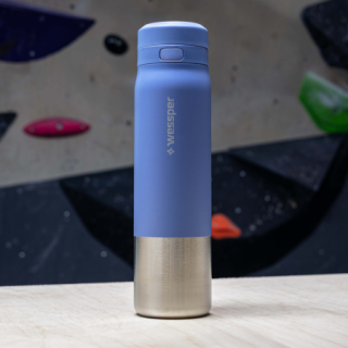 WESSPER - butelka filtrująca ze stali nierdzewnej niebieska