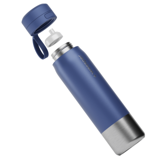 WESSPER - butelka filtrująca ze stali nierdzewnej niebieska