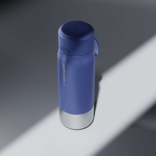 WESSPER - butelka filtrująca ze stali nierdzewnej niebieska