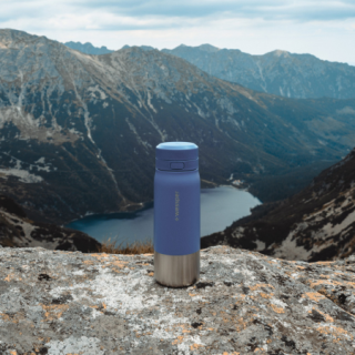 WESSPER - butelka filtrująca ze stali nierdzewnej niebieska