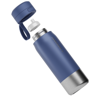 WESSPER - butelka filtrująca ze stali nierdzewnej niebieska