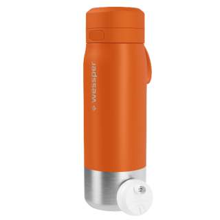 WESSPER - butelka filtrująca ze stali nierdzewnej pomarańczowa