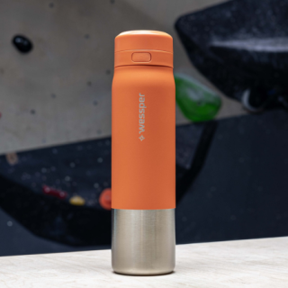 WESSPER - butelka filtrująca ze stali nierdzewnej pomarańczowa