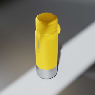 WESSPER - butelka filtrująca ze stali nierdzewnej żółta