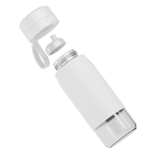 WESSPER - szklana butelka filtrująca biała