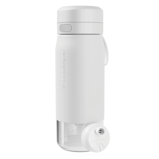 WESSPER - szklana butelka filtrująca biała