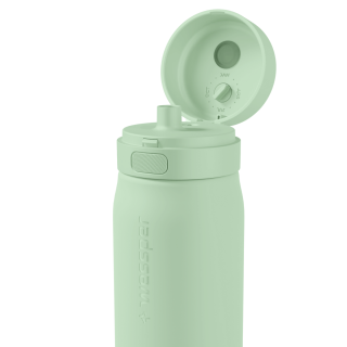 WESSPER - szklana butelka filtrująca miętowa