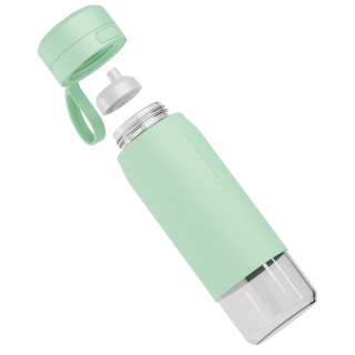 WESSPER - szklana butelka filtrująca miętowa