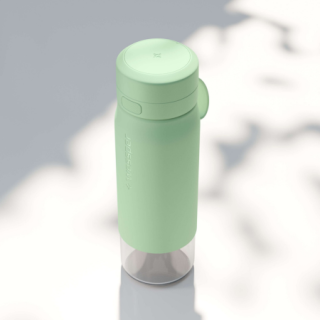 WESSPER - szklana butelka filtrująca miętowa