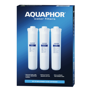 Zestaw wkładów wymiennych Aquaphor K5, K2, K7 do Kryształ A