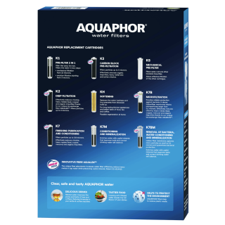 Zestaw wkładów wymiennych Aquaphor K5, K2, K7 do Kryształ A