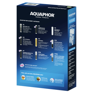 Zestaw wkładów wymiennych Aquaphor K5, K2, K7 do Kryształ A