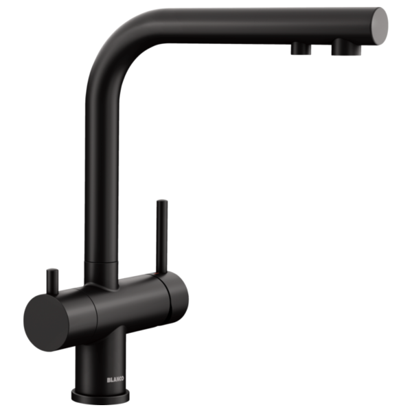 BLANCO Fontas II Filter - bateria trójdrożna czarny mat