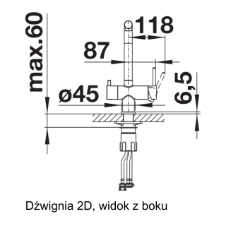 BLANCO Fontas II Filter - bateria trójdrożna