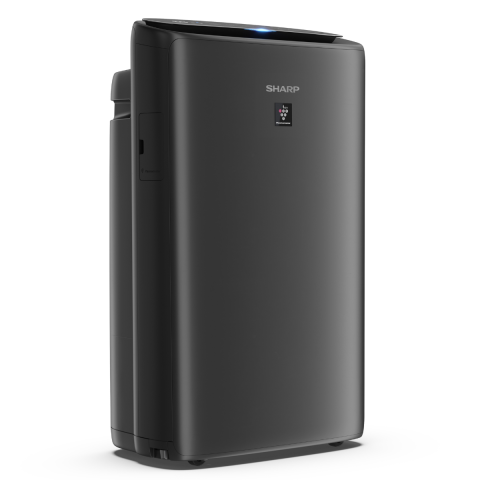 oczyszczacz powietrza w kolorze czarnym sharp kin