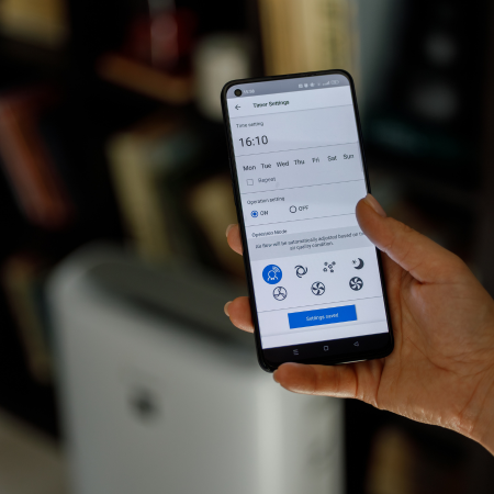 sterowanie oczyszczaczem powietrza sharp kin
