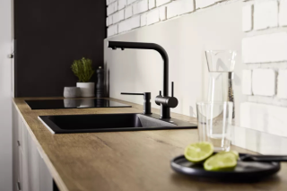 BLANCO Fontas-s II Filter - bateria trójdrożna z wyciąganą wylewką