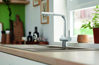 BLANCO Fontas-s II Filter - bateria trójdrożna z wyciąganą wylewką