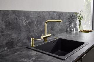 BLANCO Fontas-s II Filter - bateria trójdrożna z wyciąganą wylewką