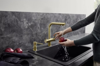 BLANCO Fontas-s II Filter - bateria trójdrożna z wyciąganą wylewką