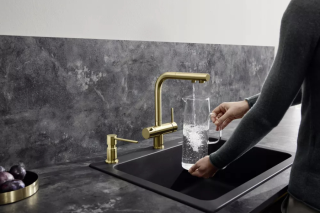 BLANCO Fontas-s II Filter - bateria trójdrożna z wyciąganą wylewką