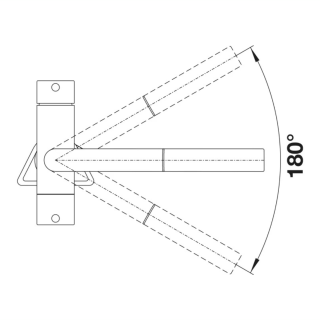 specyfikacja techniczna baterii blanco fontas z wyciąganą wylewką