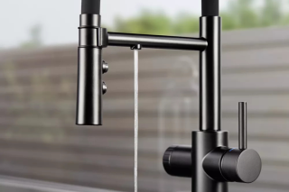 BLANCO CATRIS-S Flexo Filter - bateria trójdrożna z wyciąganą wylewką