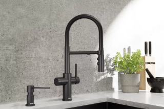 BLANCO CATRIS-S Flexo Filter - bateria trójdrożna z wyciąganą wylewką