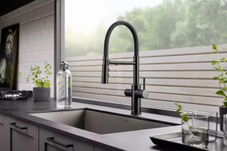 BLANCO CATRIS-S Flexo Filter - bateria trójdrożna z wyciąganą wylewką