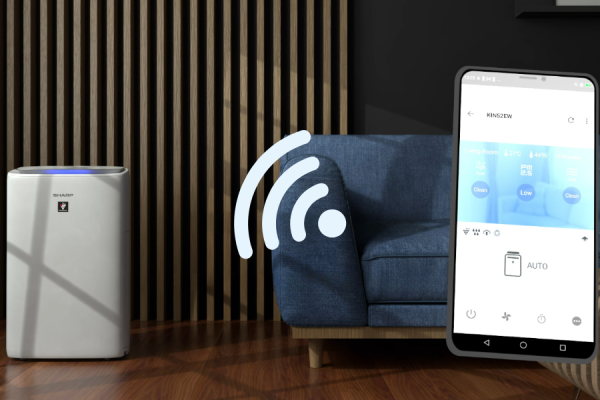 aplikacja mobilna sharp do sterowania oczyszczaczem